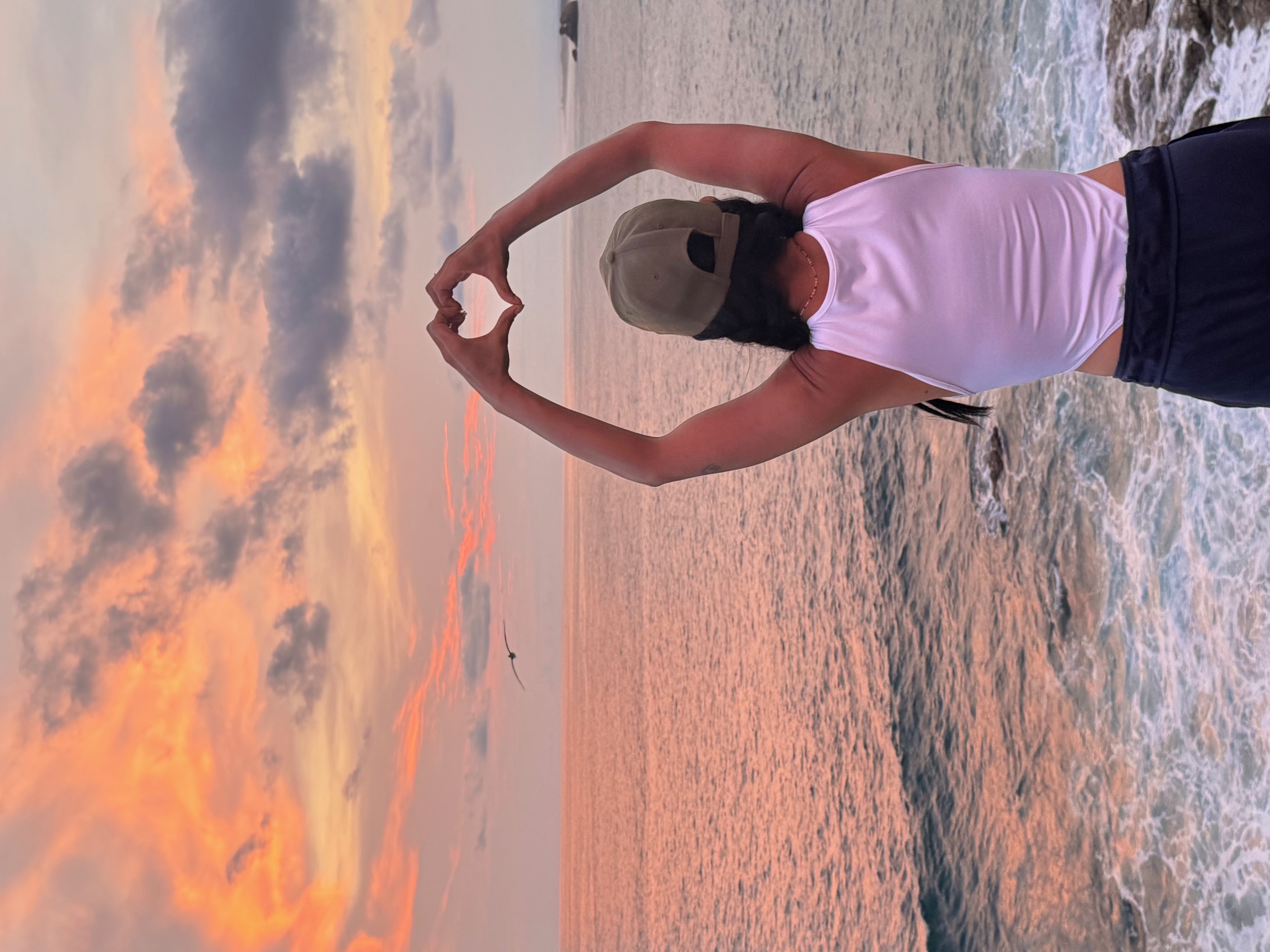 Beach sunset profile preview